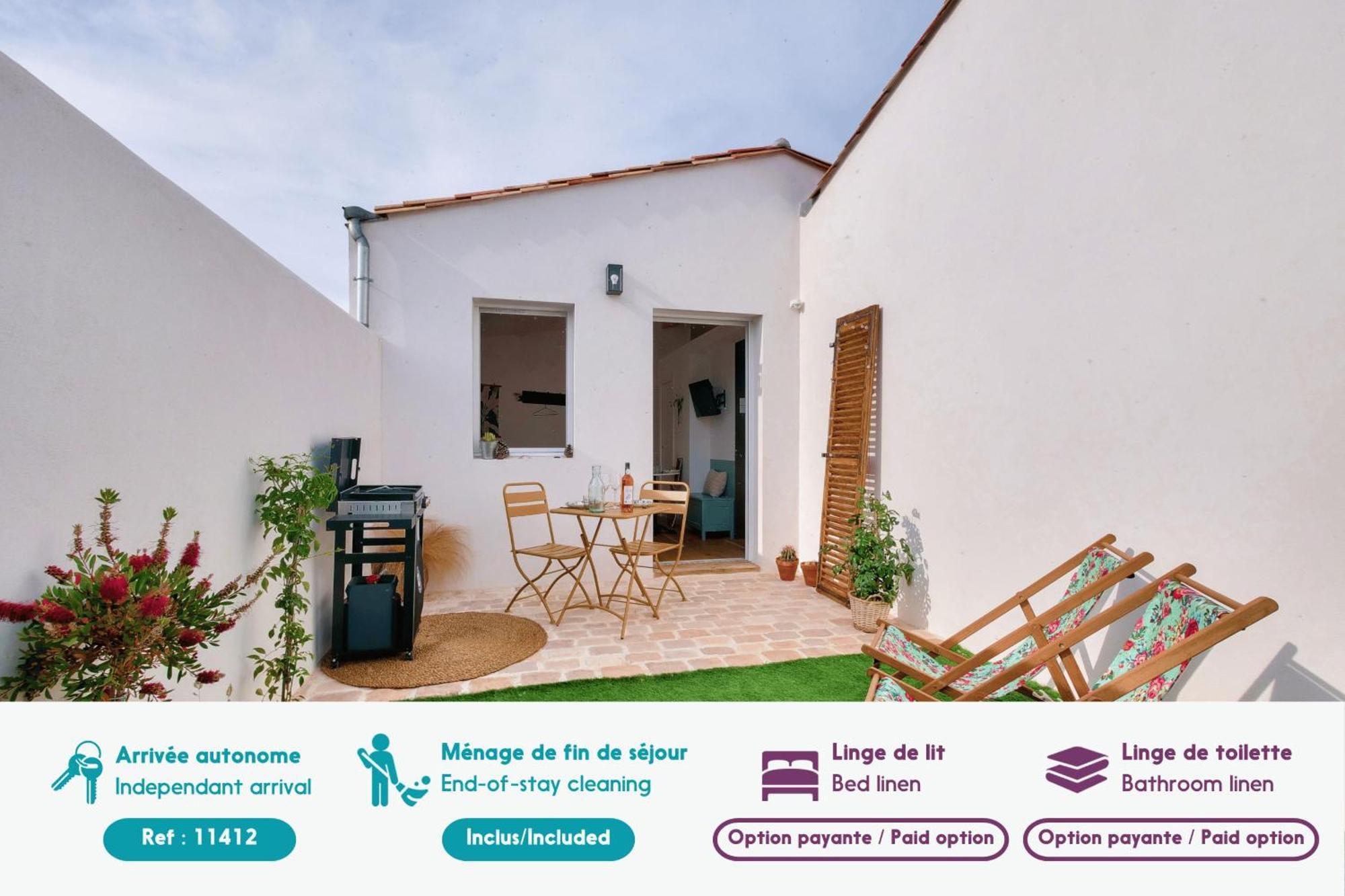 Studio Avec Terrasse A 250 Metres Du Port Rivedoux-Plage Exterior photo
